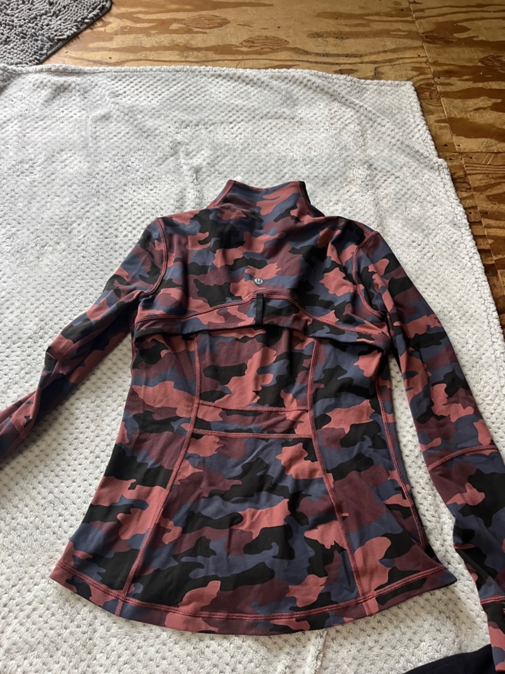 lululemon athletica Burgundy and Black Camo define Zip Jacket - Picture 2 of 5